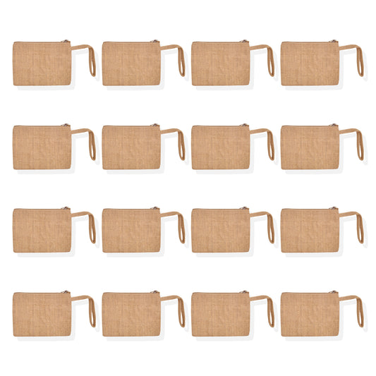 Durable Compact  Unisex Cosmetic Travel Pouches Pack of 16 for Women Wholesale Supply