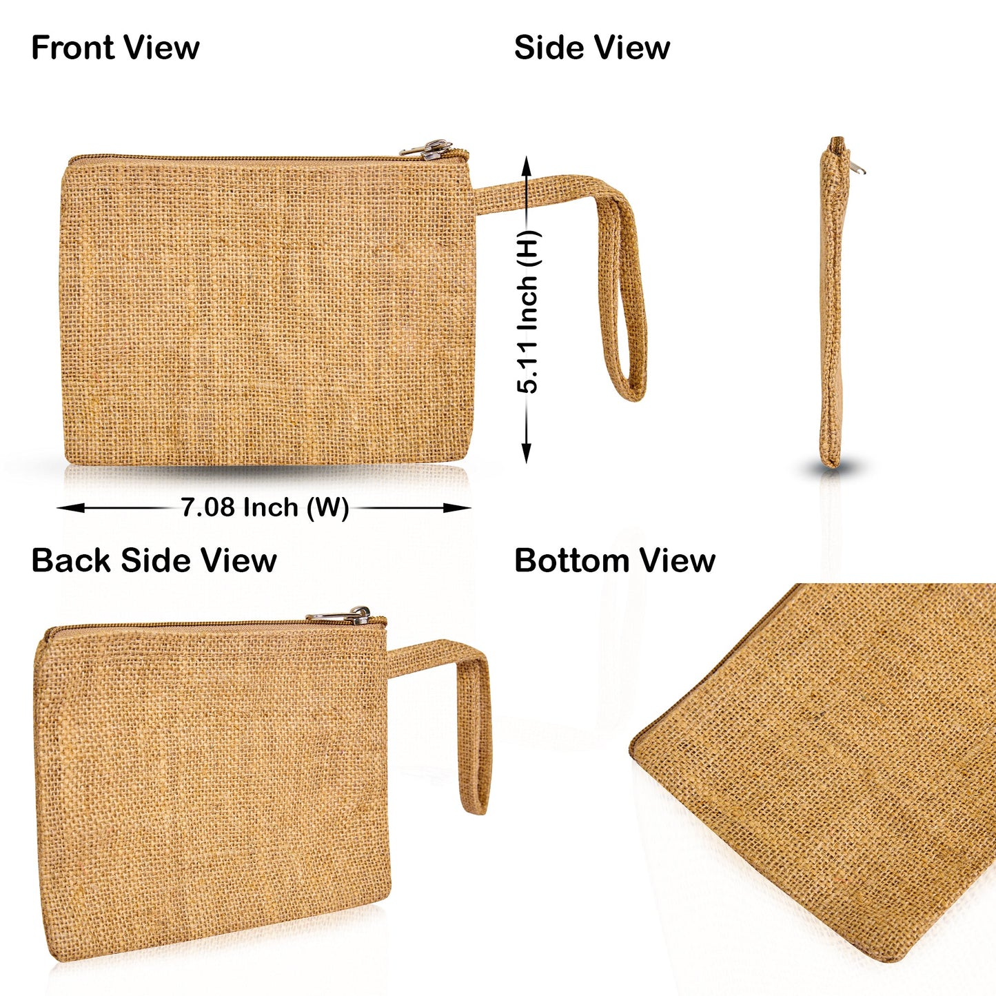 Durable Compact  Unisex Cosmetic Travel Pouches Pack of 16 for Women Wholesale Supply