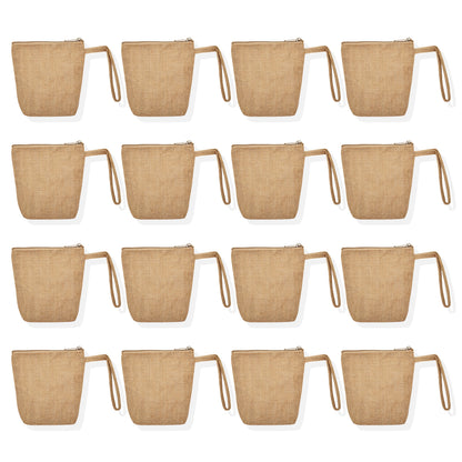 Classic Quality  Natural Jute Cosmetic Bags for Women Wholesale Supply