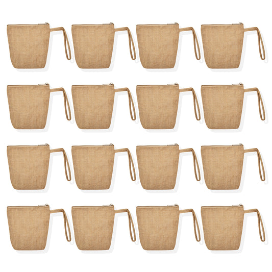 Classic Quality  Natural Jute Cosmetic Bags for Women Wholesale Supply