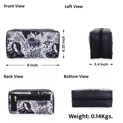 Women's Wholesale Elegant Jewelry Organizer - Fabric with Leather Trim