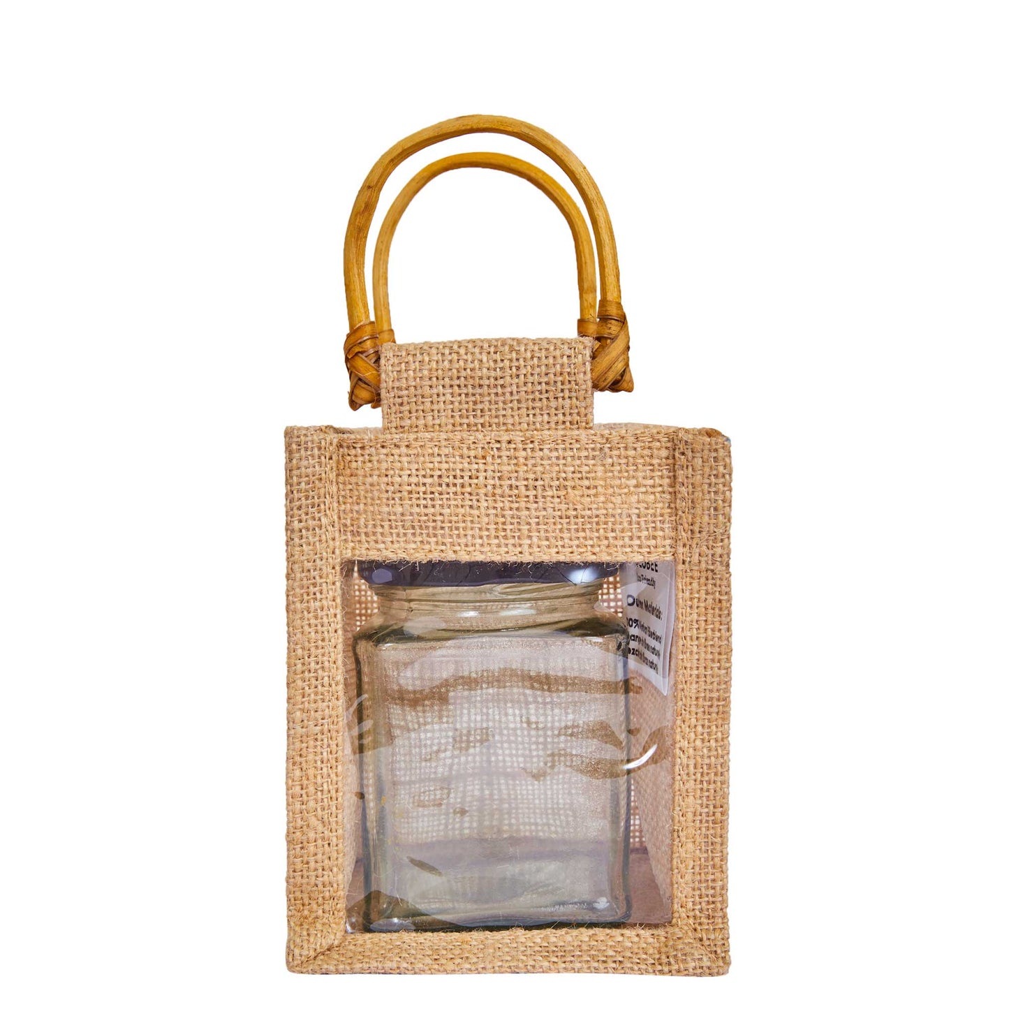 Wholesale Natural Burlap Gift Bags with PVC for Gift Hampers & Events (Packs of 12)