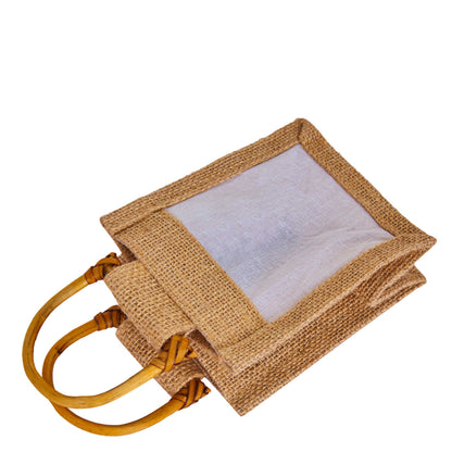 Wholesale Natural Burlap Gift Bags for Wedding Favours & Festive Gifts (Set of 12)
