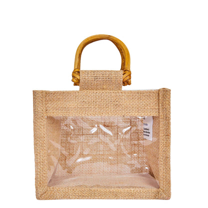 Wholesale Eco-Friendly Natural Burlap Jute Gift Bags for Wedding Favours & Hampers (Packs of 12)