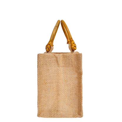 Wholesale Reusable Natural Burlap Jute Gift Bags for Wedding Favours & Hampers (Packs of 12)