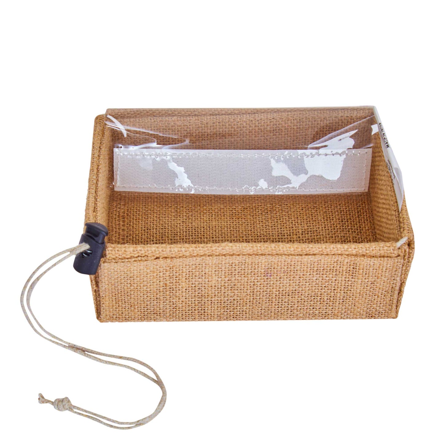 Wholesale Eco-Friendly Natural Burlap Jute Gift Bags with PVC Window for Jewelry Gifts & Events
