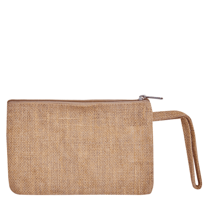 Travel Ready Travel  Burlap Cosmetic Makeup Organizer Bags for Women Wholesale Supply
