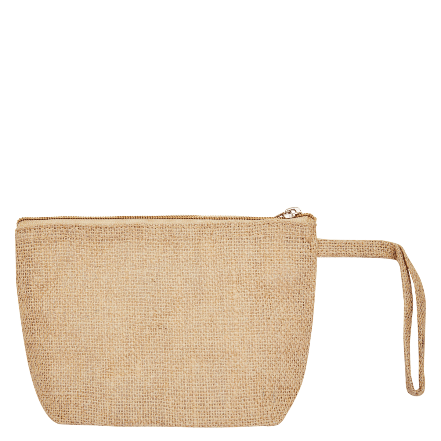 Elegant Durable  Burlap Makeup Zipper Pouches for Women Wholesale Supply