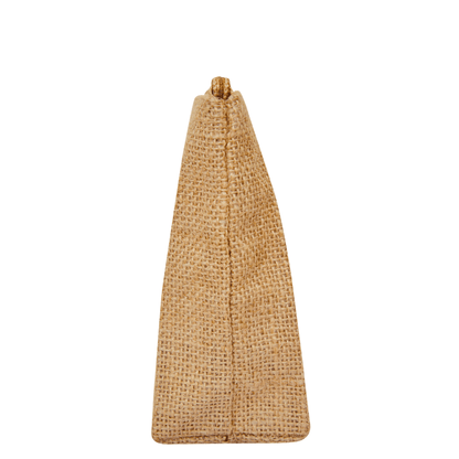 Elegant Durable  Burlap Makeup Zipper Pouches for Women Wholesale Supply