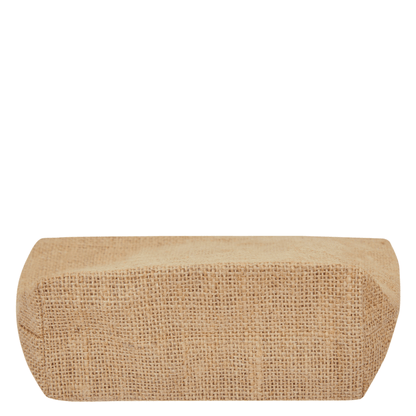 Elegant Durable  Burlap Makeup Zipper Pouches for Women Wholesale Supply
