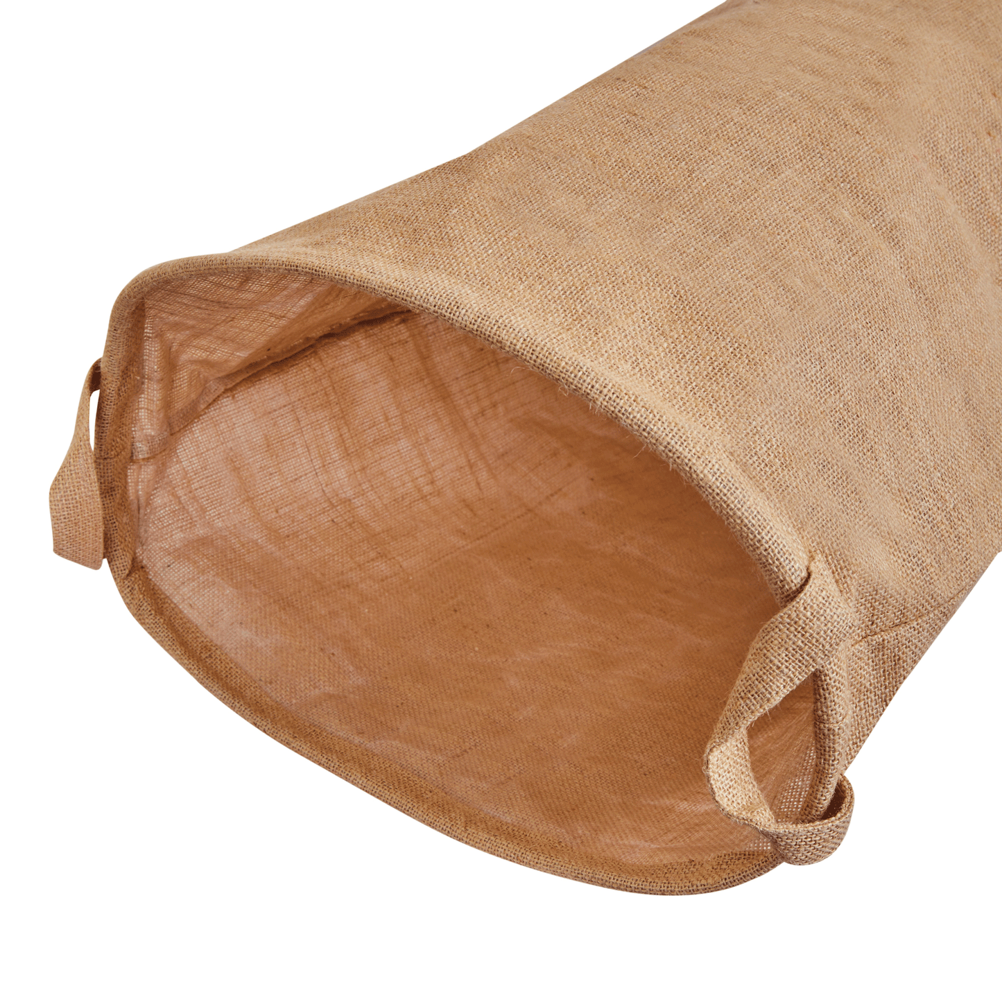 Wholesale Ecofriendly Burlap Reusable Jute Laundry Basket (Packs of 8)