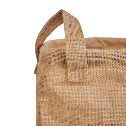 Wholesale Ecofriendly Natural Burlap  Jute Storage Bins  (Packs of 8)
