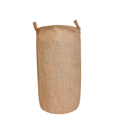 Wholesale Ecofriendly Natural Burlap Jute Laundry Basket  (Packs of 8)