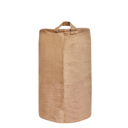 Wholesale Ecofriendly Natural Burlap Jute Storage with Handle  (Packs of 8)