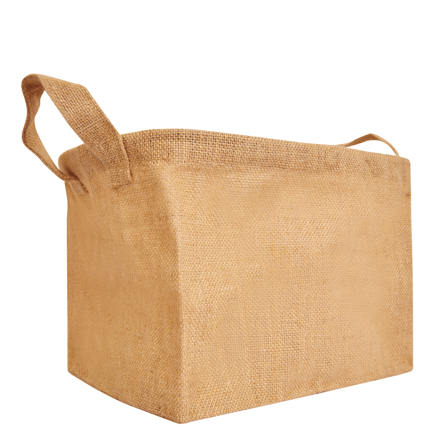 Wholesale Ecofriendly Natural Burlap Freestanding Jute Basket  (Packs of 8)