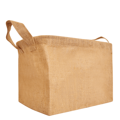 Wholesale Ecofriendly Natural Burlap Freestanding Jute Basket  (Packs of 8)