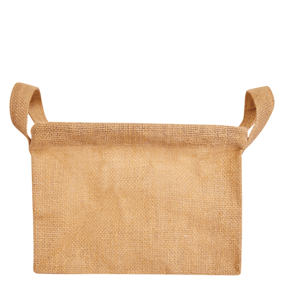 Wholesale Natural Burlap Reusable Jute Storage Hampers  (Packs of 8)