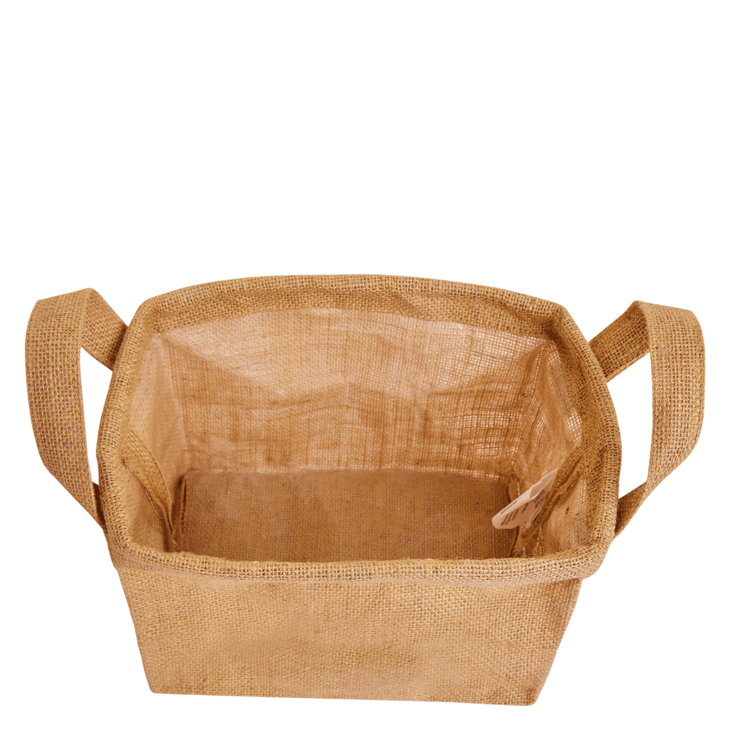 Wholesale Natural Burlap Reusable Jute Storage Hampers  (Packs of 8)