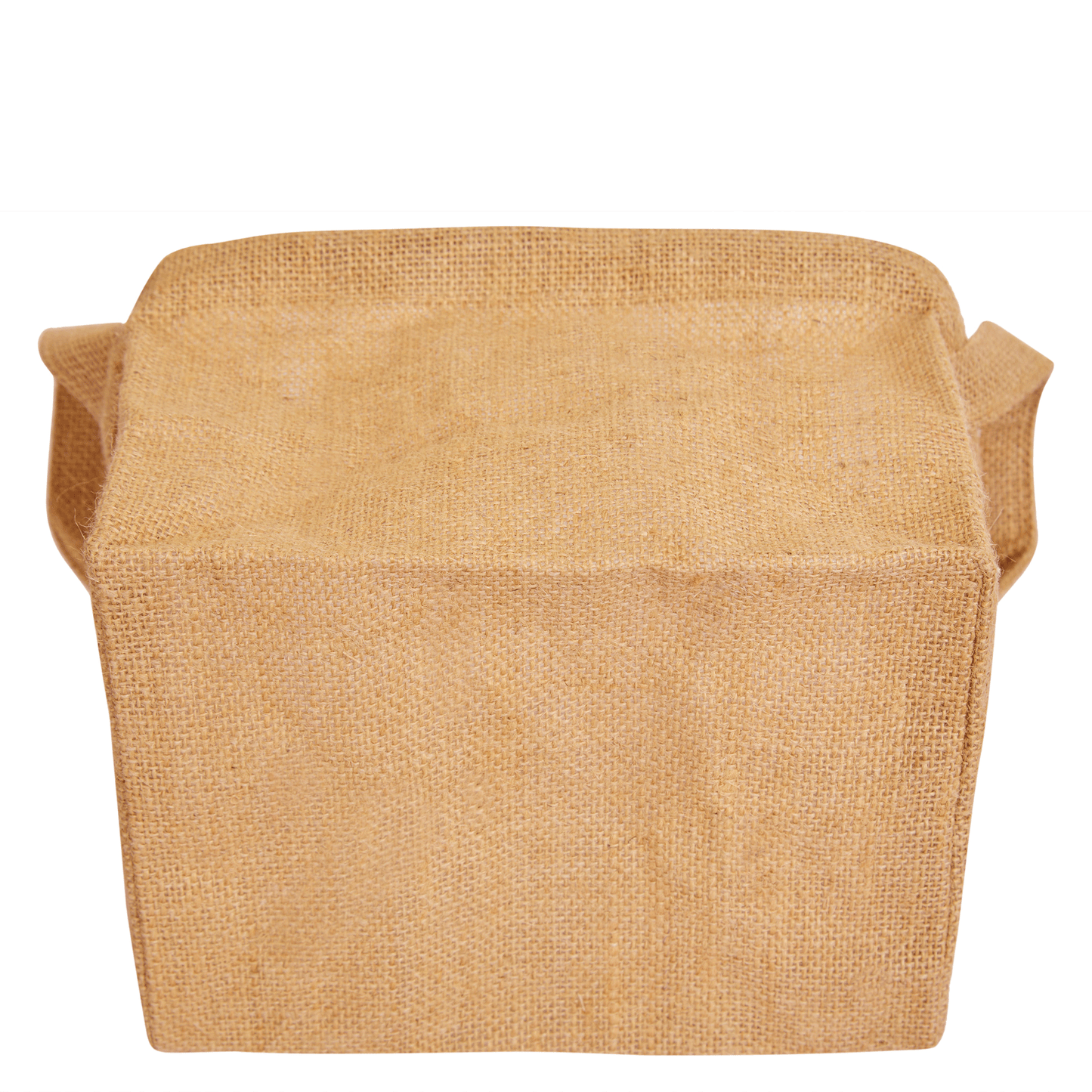 Wholesale Natural Burlap Reusable Jute Storage Hampers  (Packs of 8)