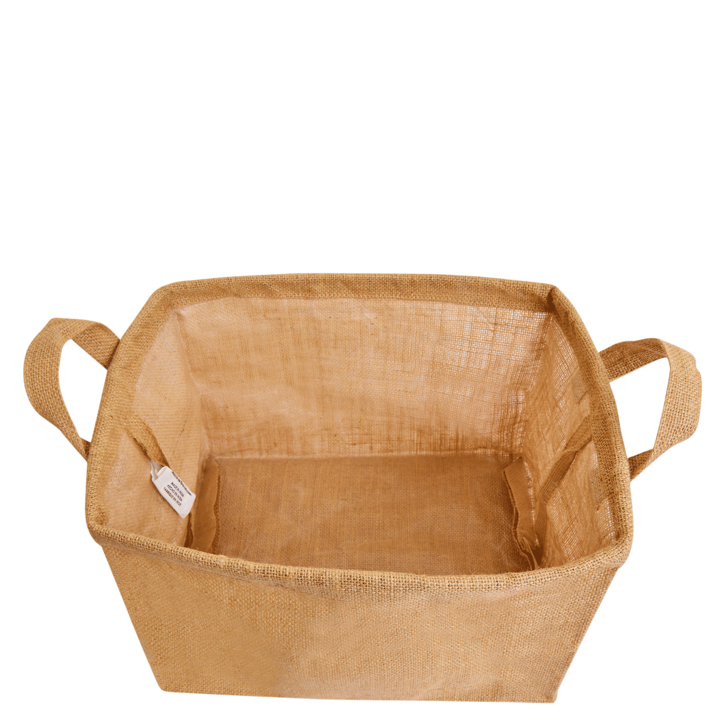 Wholesale Natural Burlap Rectangular Multipurpose Jute Basket  (Packs of 8)