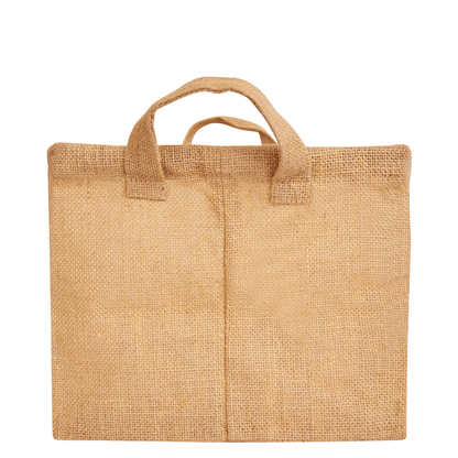 Wholesale Natural Burlap Rectangular Multipurpose Jute Basket  (Packs of 8)
