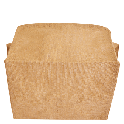 Wholesale Natural Burlap Rectangular Multipurpose Jute Basket  (Packs of 8)