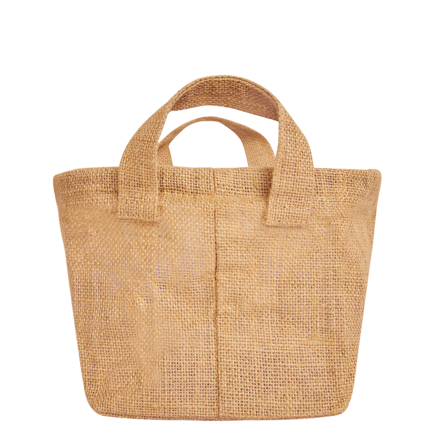 Wholesale Natural Burlap Rectangular Freestanding Jute Basket (Packs of 8)