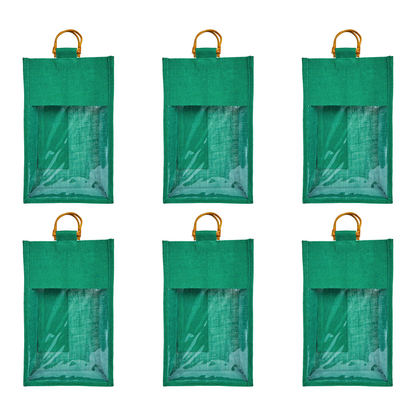 Wholesale Reusable 2-Bottle Colored Wine Tote Bags – Weddings, Birthdays, Christmas, & Special Occasions (Packs of 6)