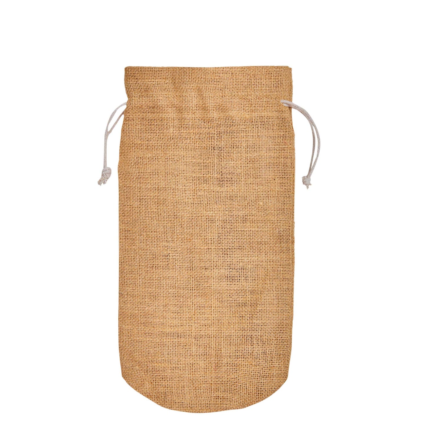 Wholesale Natural Jute Wine Bottle Bags – Burlap Gift Pouches for Celebrations & Events (Pack of 12)