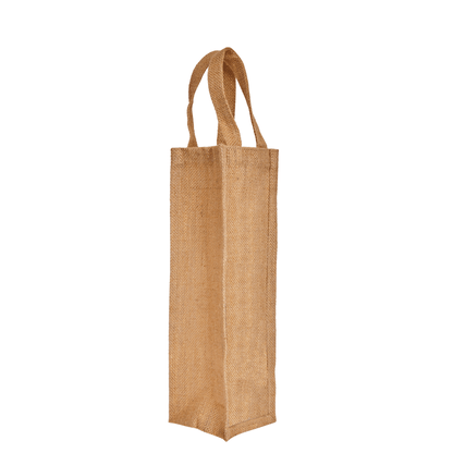 Wholesale Natural Burlap Jute Wine Tote Bags – Reusable Gift Bags for Celebrations & Events (Pack of 12)