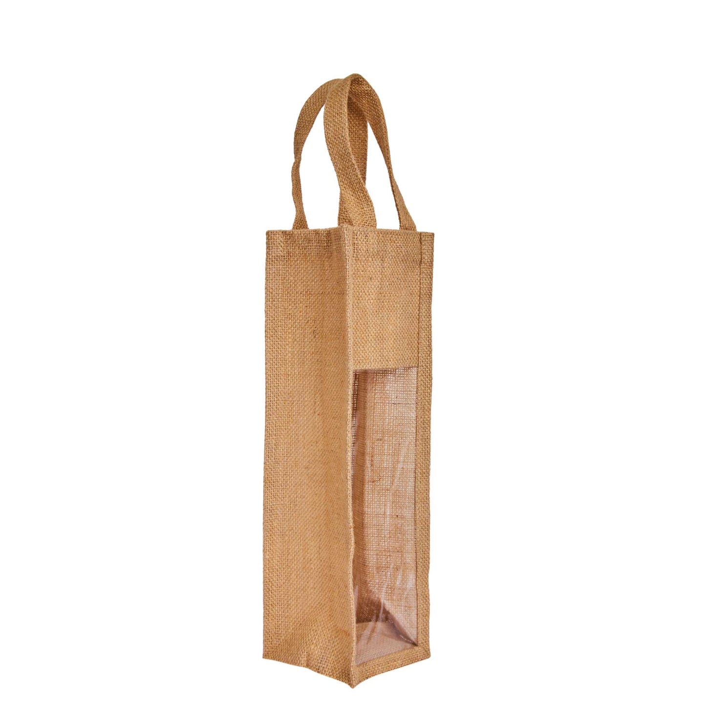 Wholesale Natural Burlap Jute Wine Gift Bags – Reusable Bottle Totes for Parties & Celebrations (Pack of 12)