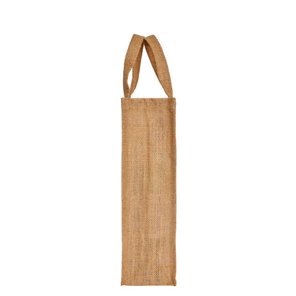 Wholesale Natural Burlap Jute Wine Gift Bags – Reusable Bottle Totes for Parties & Celebrations (Pack of 12)